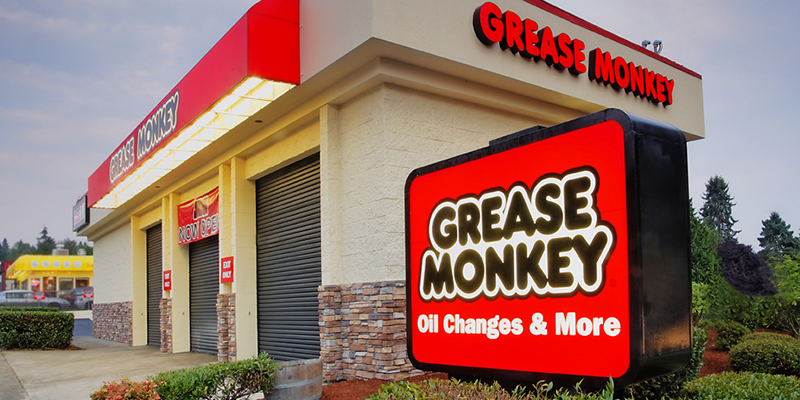 Grease Monkey Garage Exterior